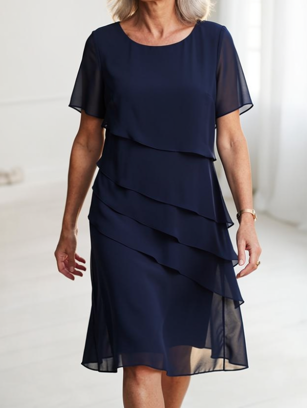 layered cocktail dress Daphne FALL7.30