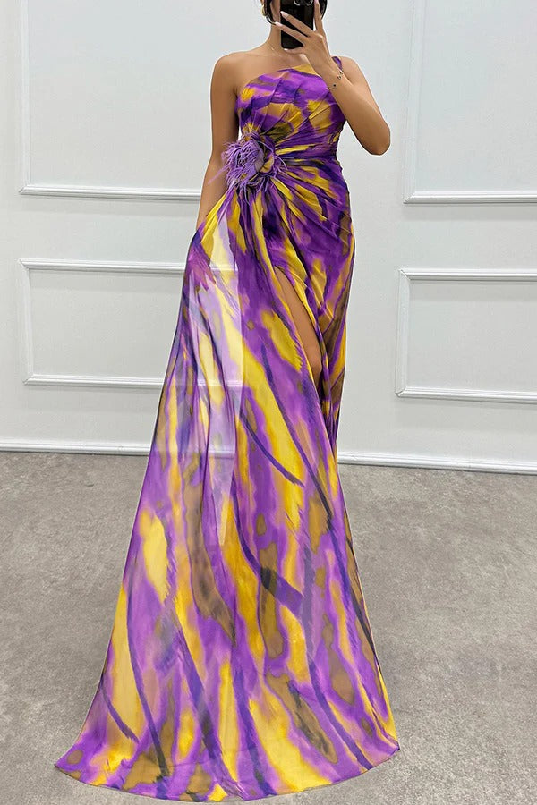 Vanny - Vibrant Draped Dress