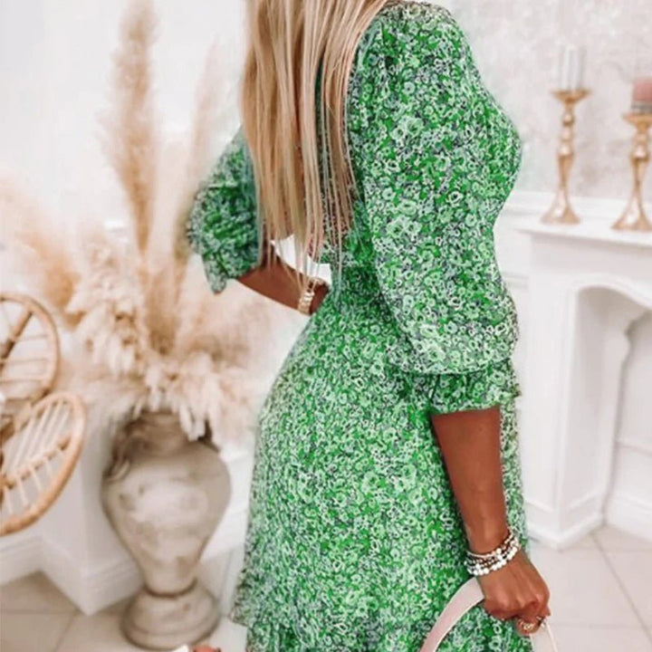 Clara - Elegant Floral Dress