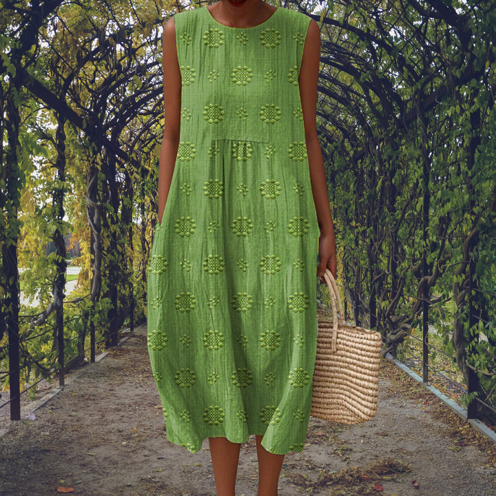 Bobbie – Elegant sleeveless dress with pockets