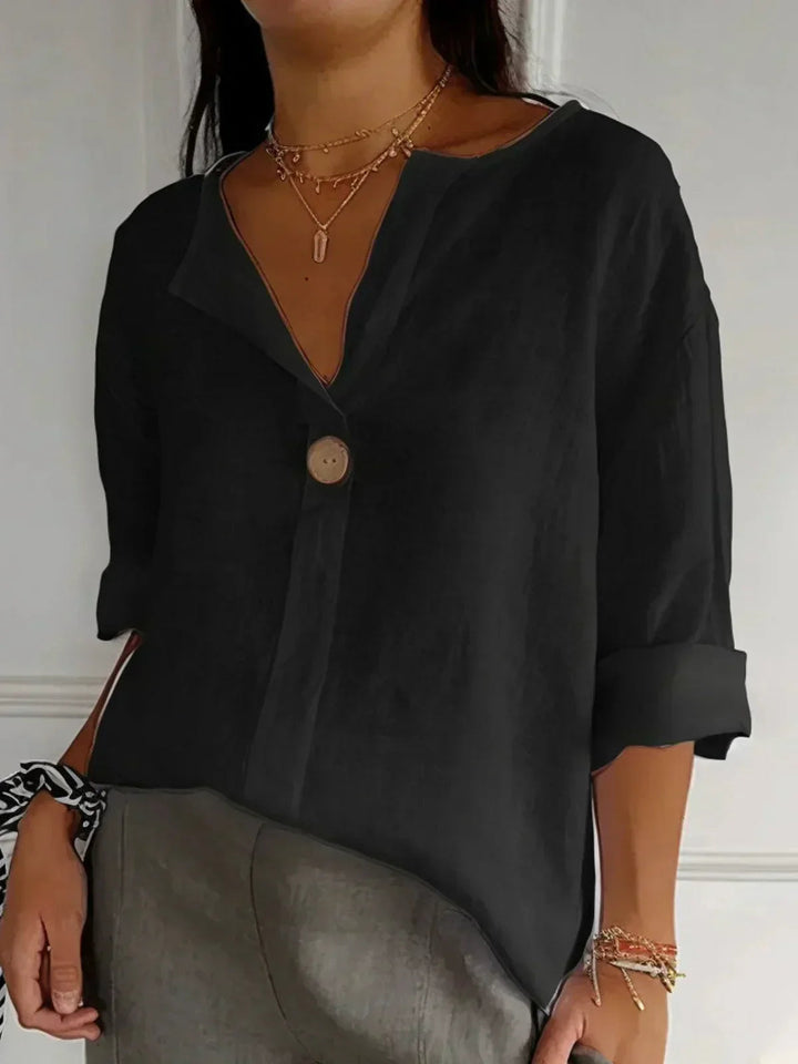KAMILA | Casual V-Neck Blouse
