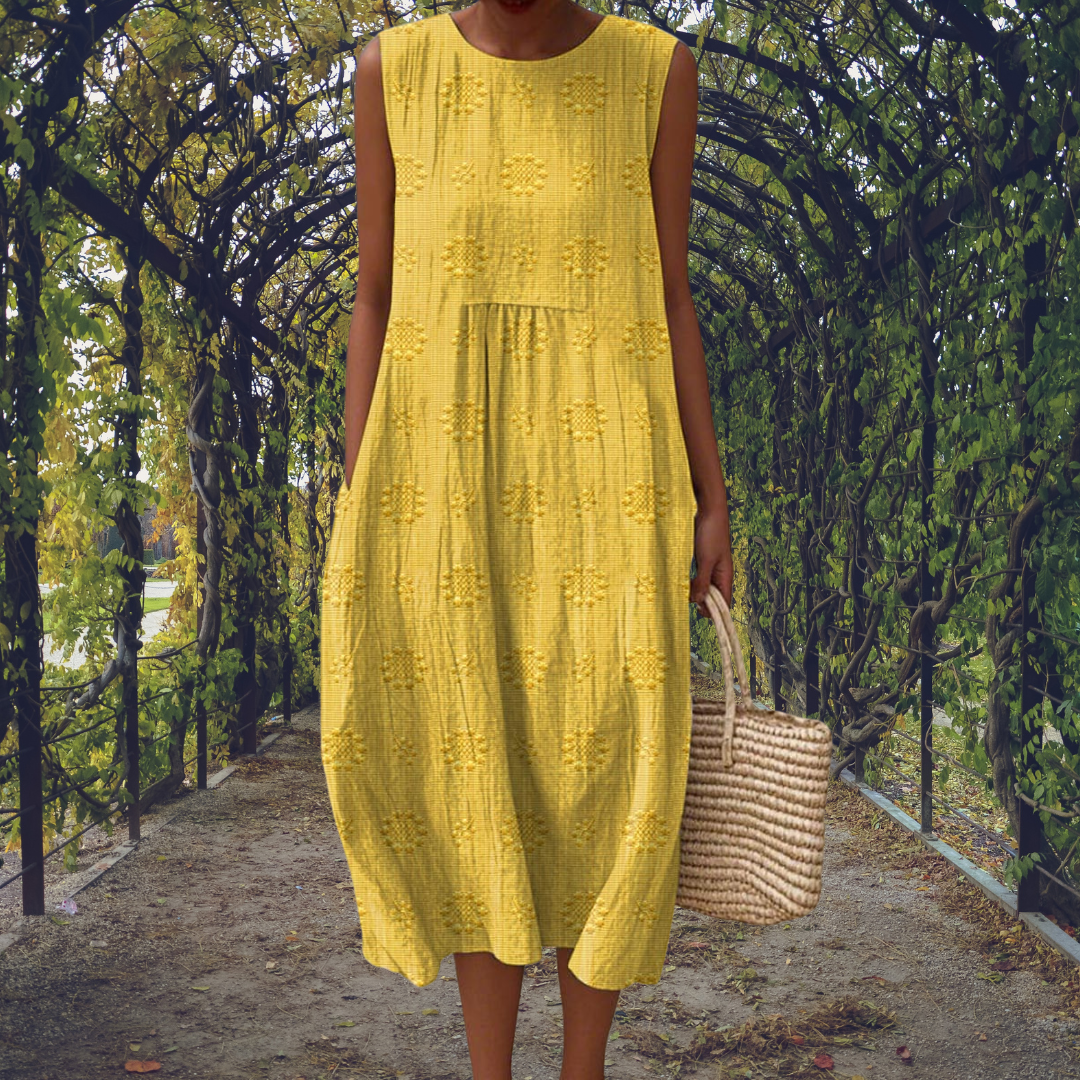 Bobbie – Elegant sleeveless dress with pockets