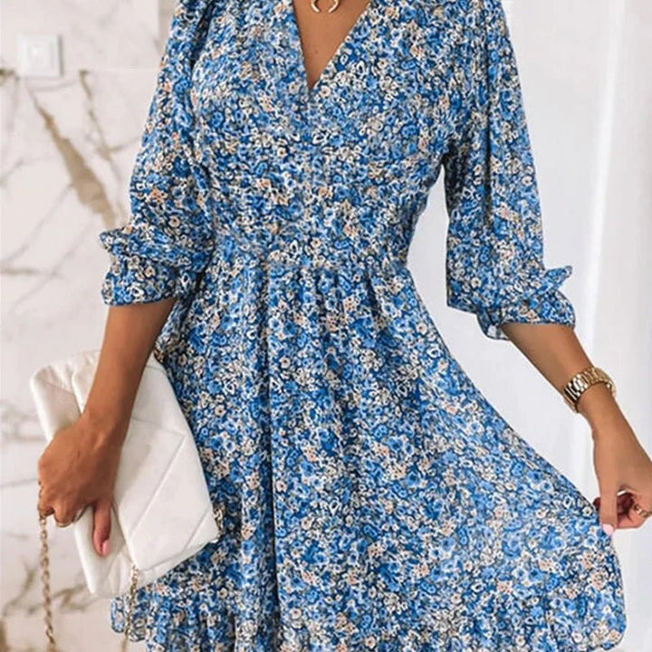 Clara - Elegant Floral Dress