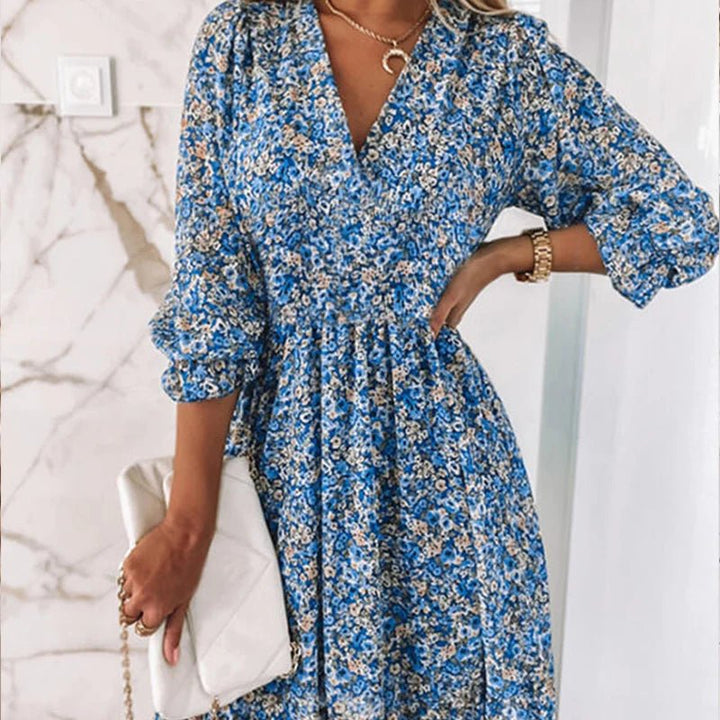 Clara - Elegant Floral Dress