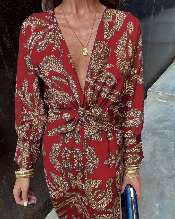 Dineke - Elegant Floral Dress