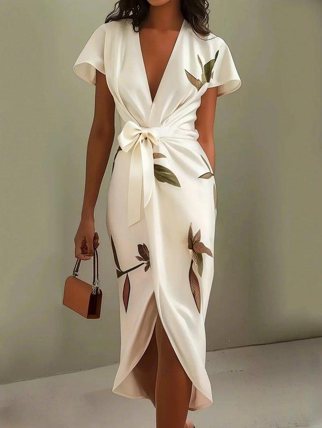Ederlyn - Elegant Wrap Dress