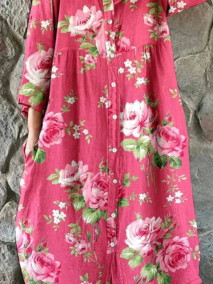 Leslie | Art Floral Dress