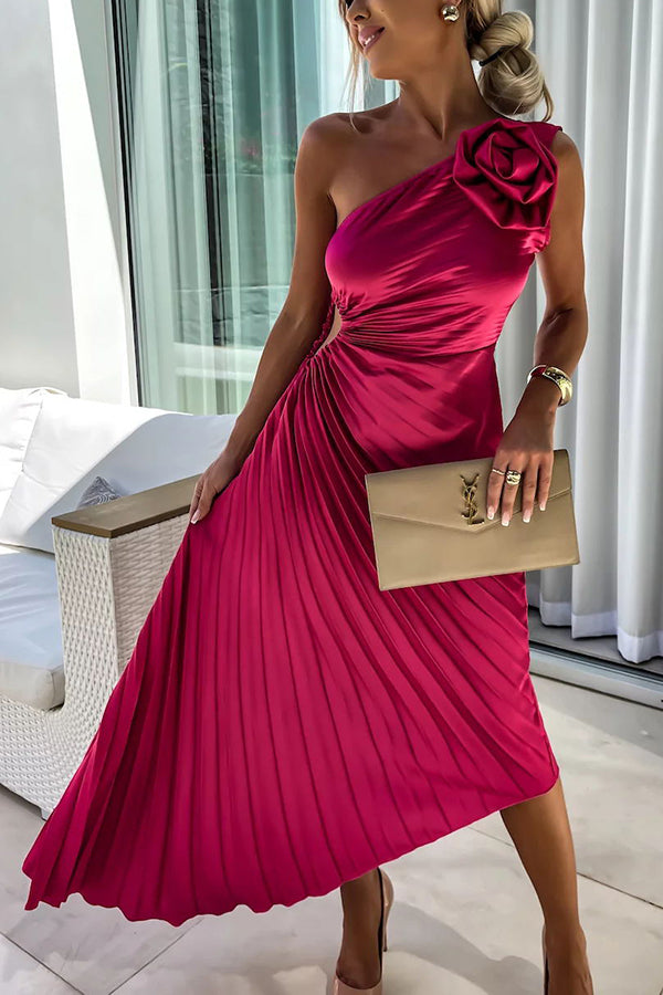 Eya™ | Floral One-Shoulder Maxi Dress