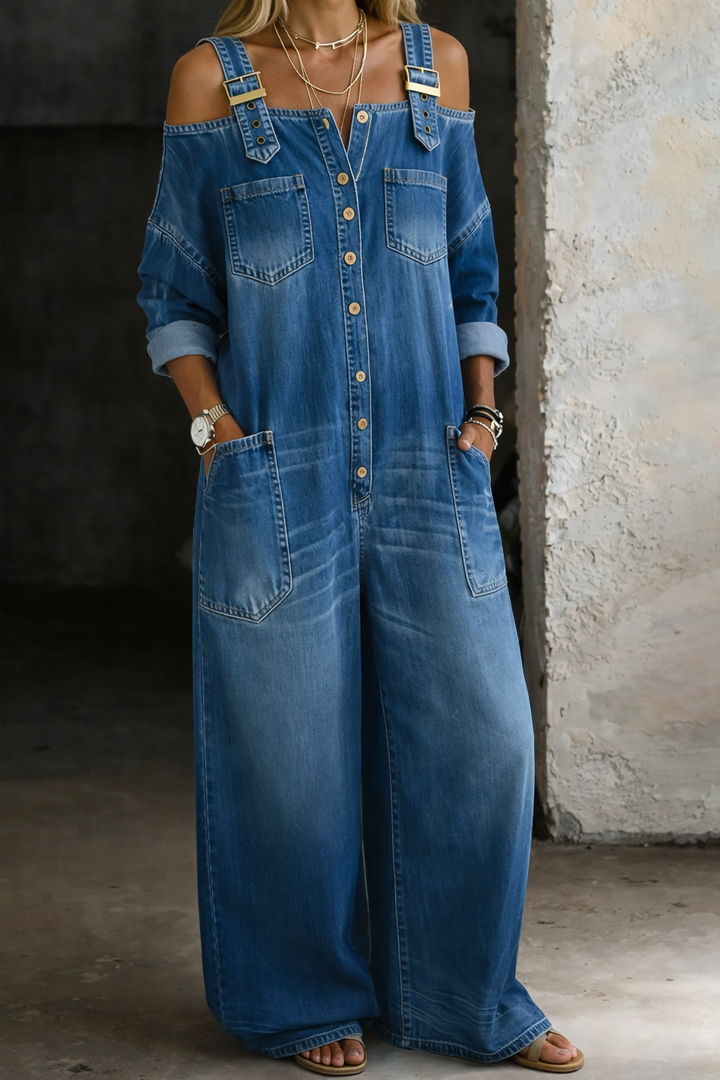 Sophia™ | Off Shoulder Jumpsuit