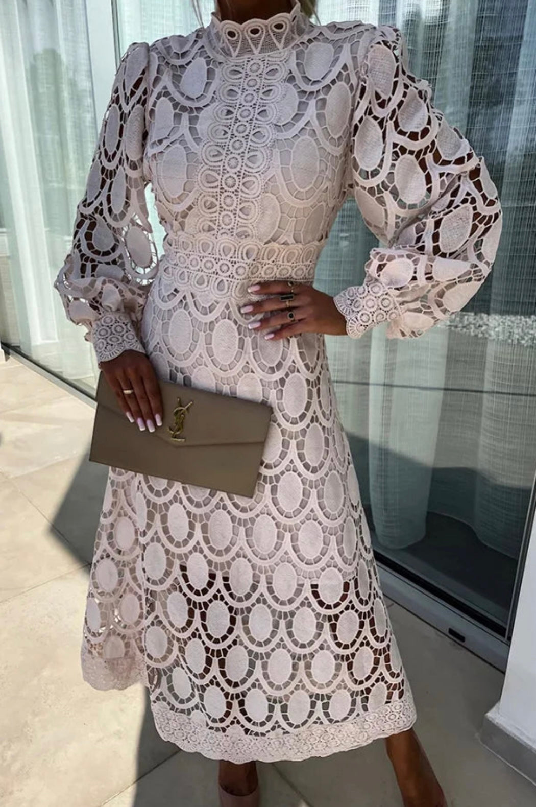 Eloah™ | Elegant Midi Dress