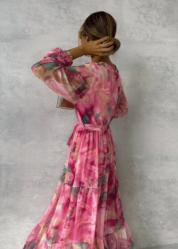 Wanda - Wrap Dress with Floral Print