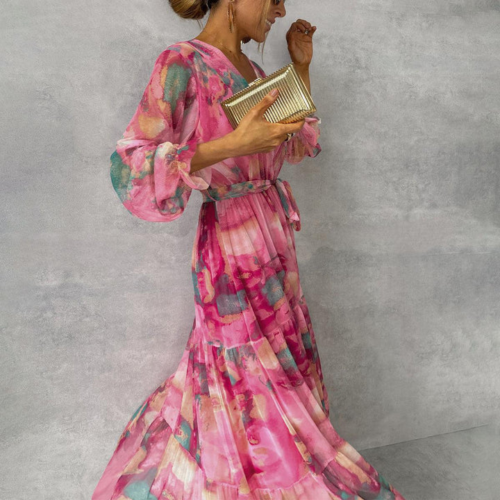 Wanda - Wrap Dress with Floral Print