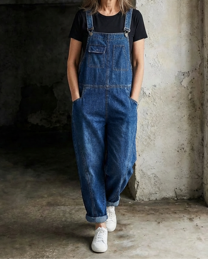Jade™ | Baggy Bib Denim Overalls