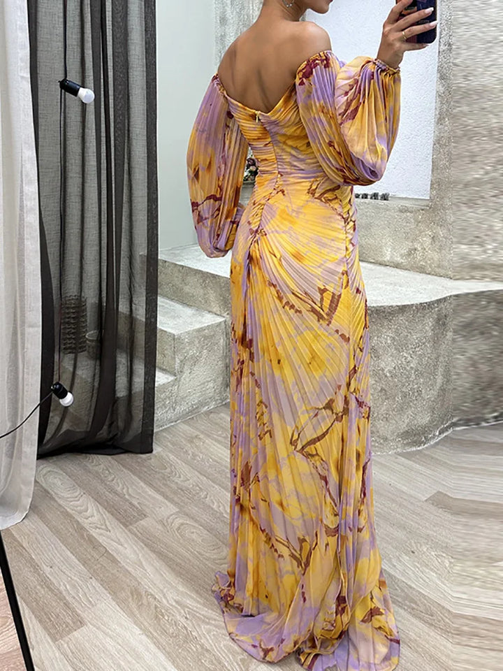Elaiza - Elegant Dress with V-Neck