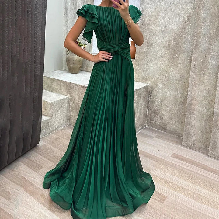 Rory - Pleated Evening Dress