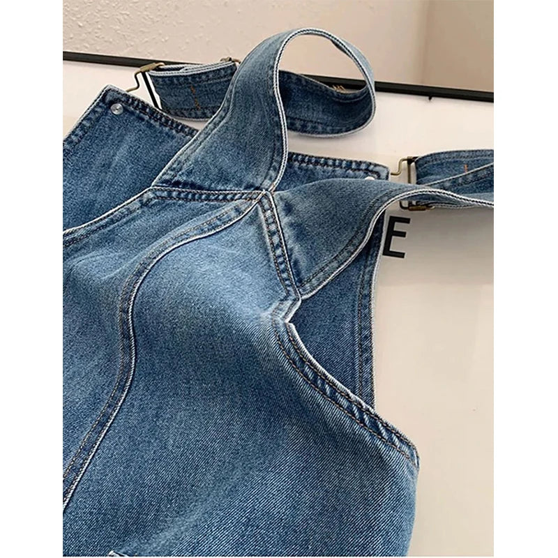 Harper™ | Straight Leg Bib Denim Overalls
