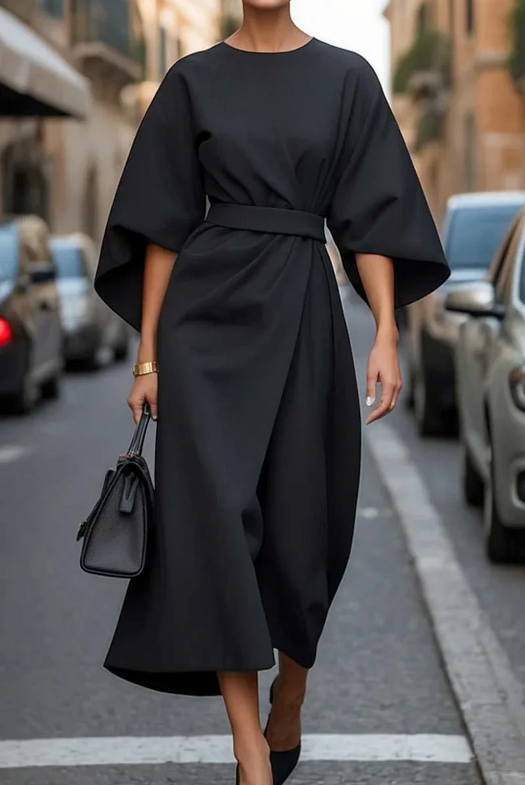 Matzliah™ | Lantern Sleeve Dress