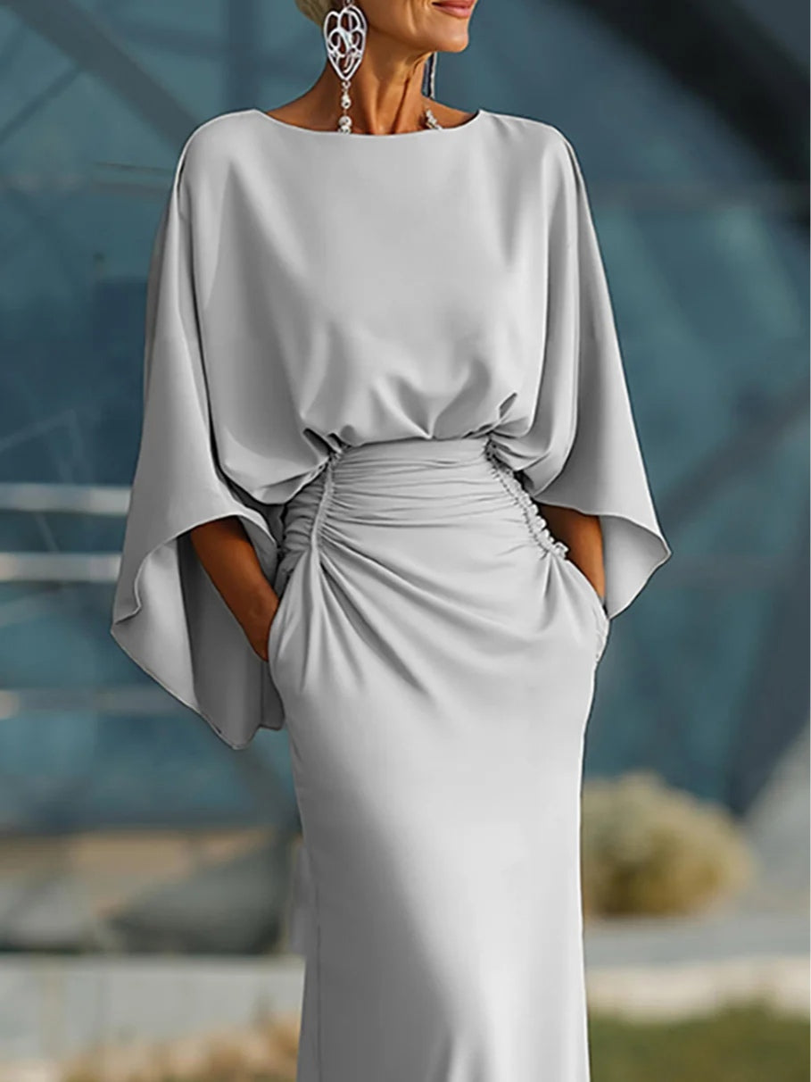 Clara | V-neck Backless Sleeve Dress