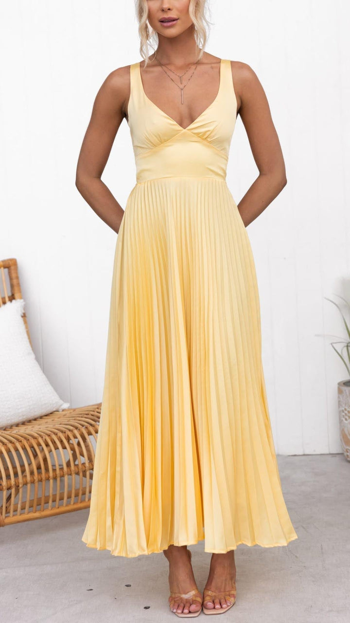 Malka™ | V-Neck Maxi Dress