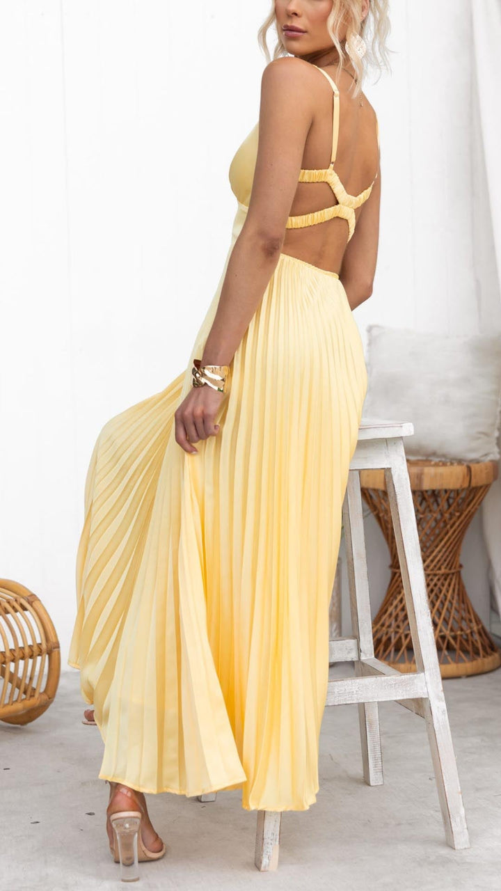 Malka™ | V-Neck Maxi Dress
