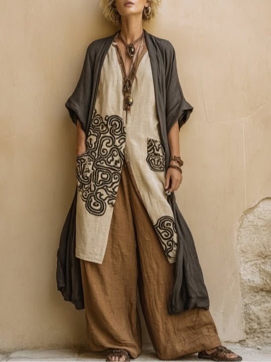 Sophie | Tribal Print Three-Piece Set