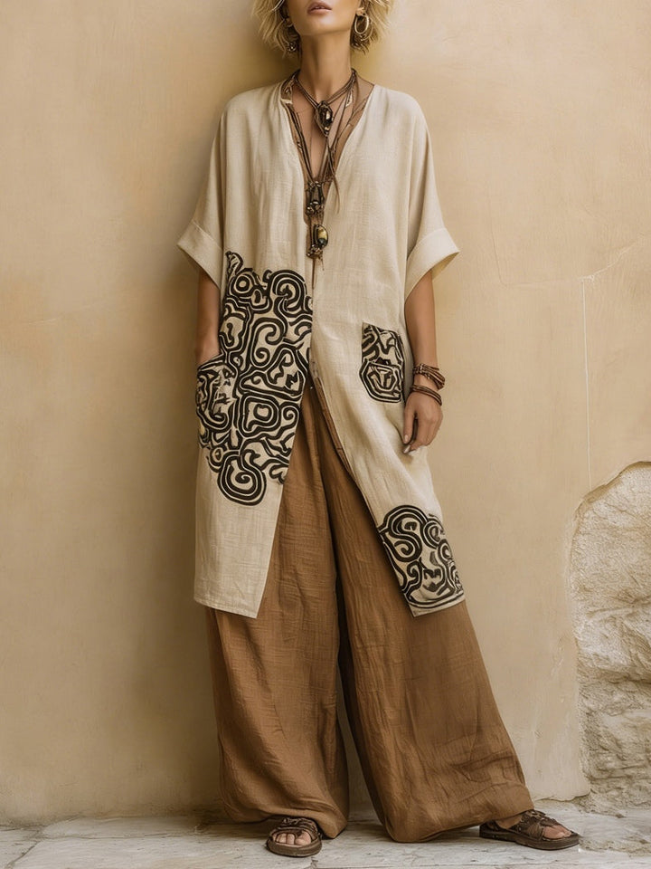 Sophie | Tribal Print Three-Piece Set