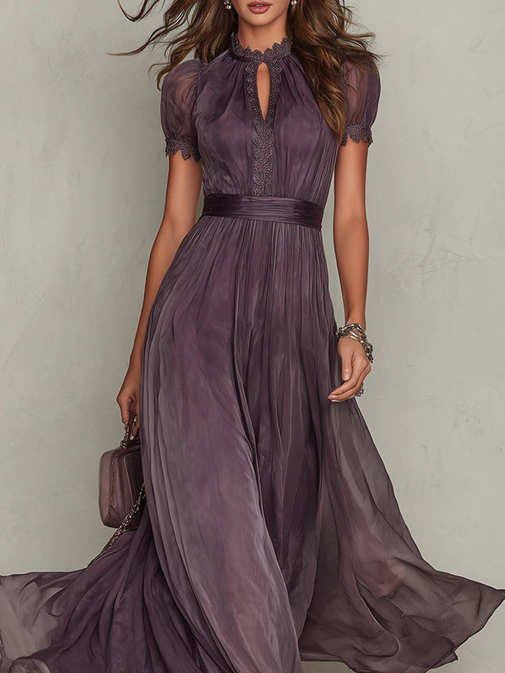 Ashley | Elegant Chiffon Maxi Dress