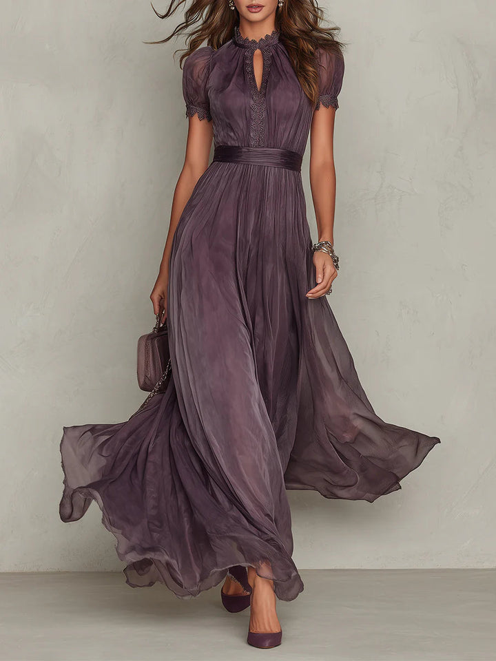 Ashley | Elegant Chiffon Maxi Dress