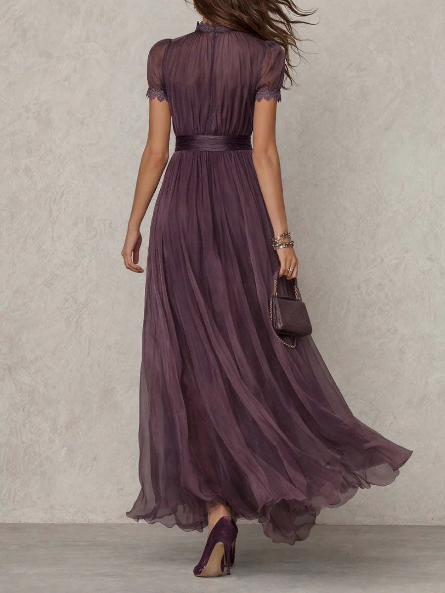 Ashley | Elegant Chiffon Maxi Dress