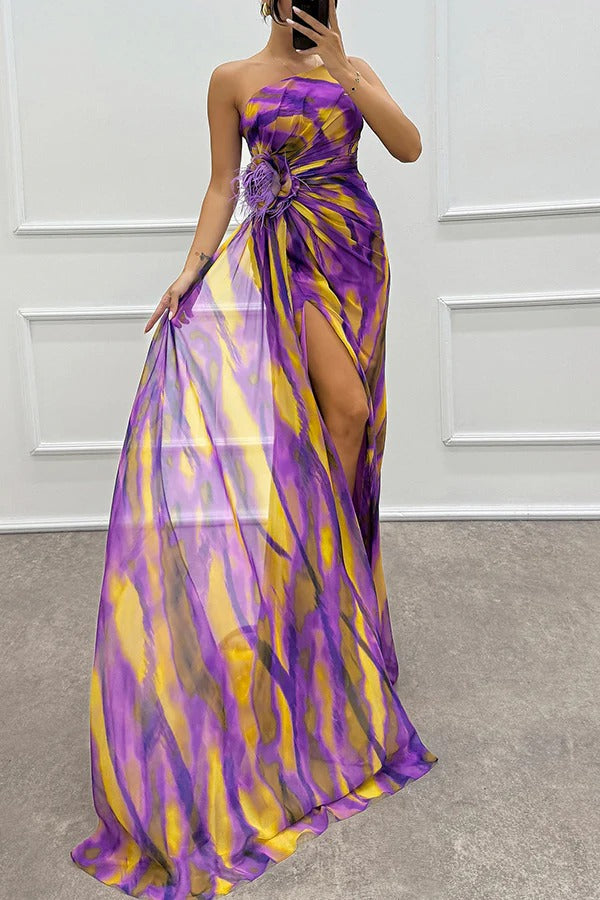Vanny - Vibrant Draped Dress