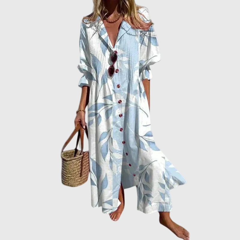 Zyndra | Elegant Bohemian Maxi Dress