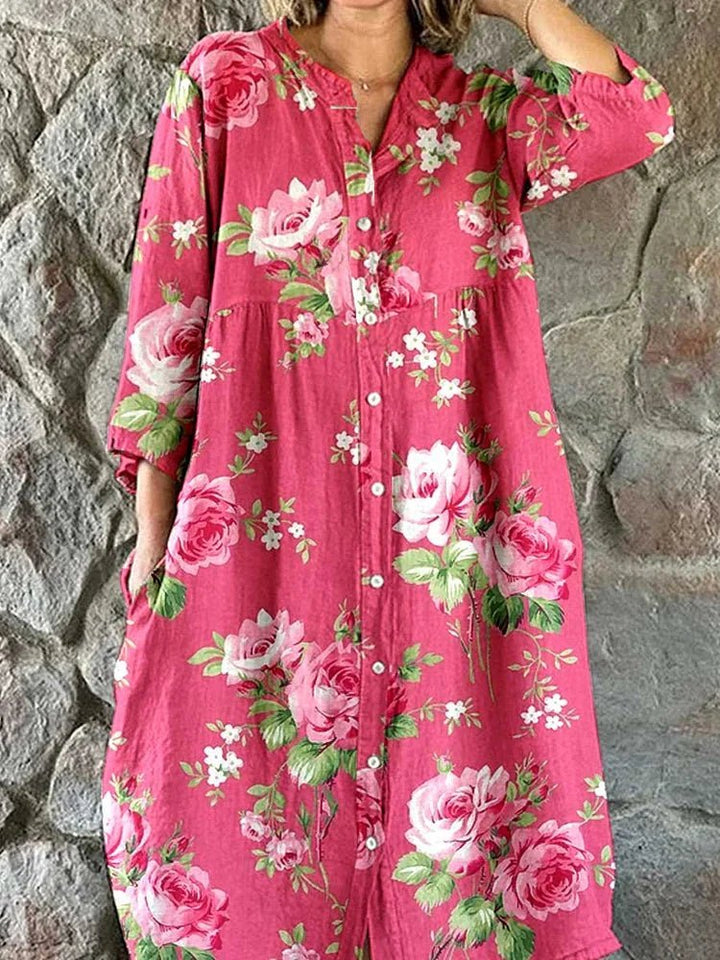 Leslie | Art Floral Dress