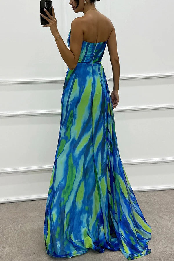 Vanny - Vibrant Draped Dress