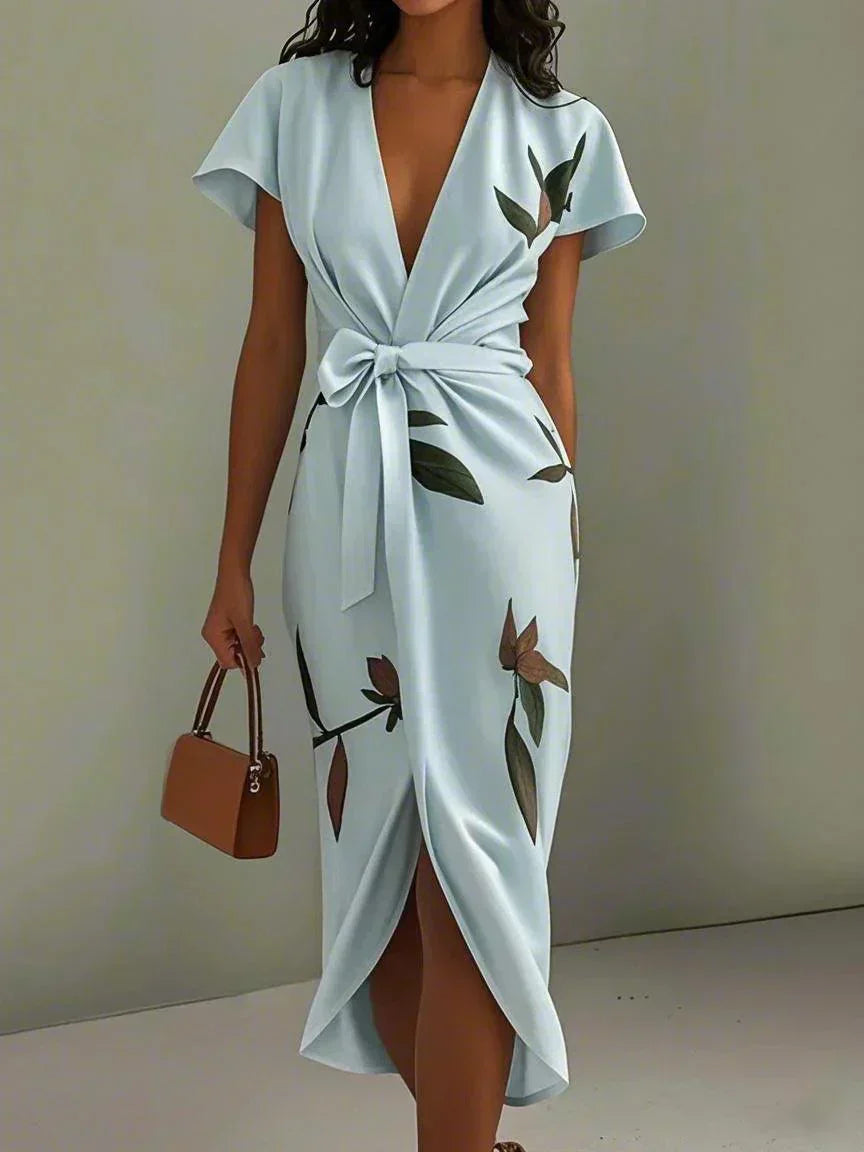 Ederlyn - Elegant Wrap Dress