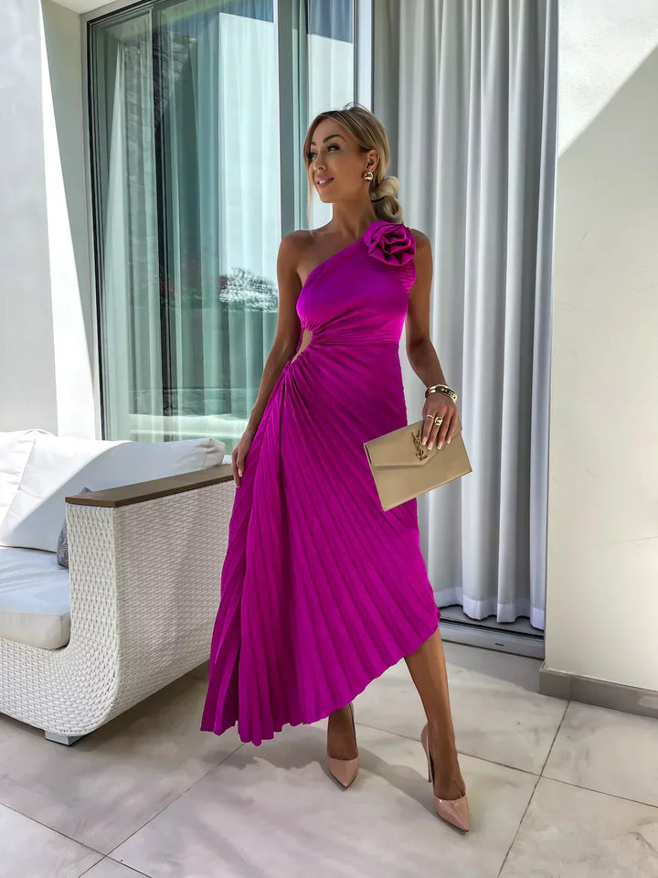 Eya™ | Floral One-Shoulder Maxi Dress