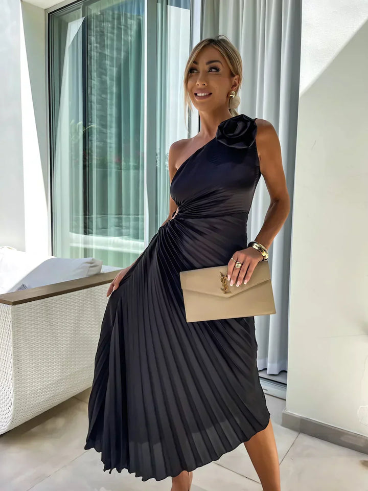 Eya™ | Floral One-Shoulder Maxi Dress