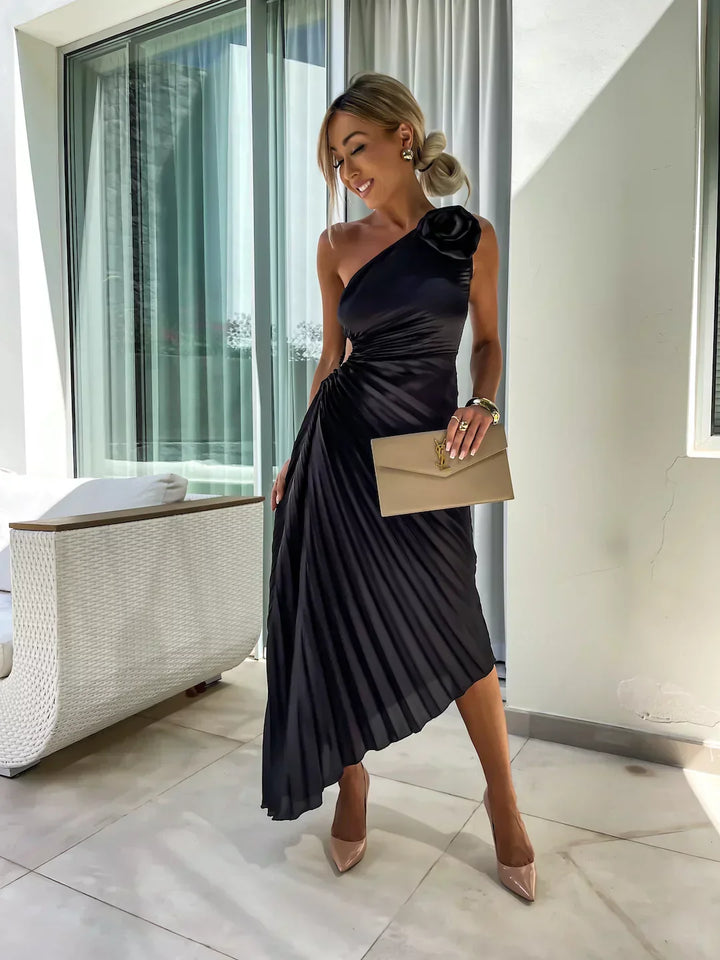 Eya™ | Floral One-Shoulder Maxi Dress