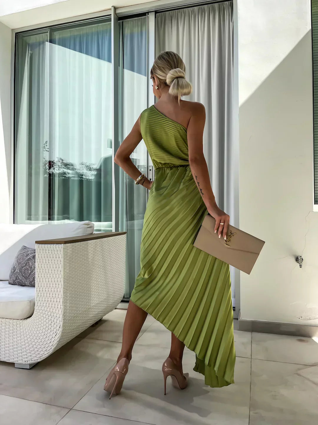 Eya™ | Floral One-Shoulder Maxi Dress