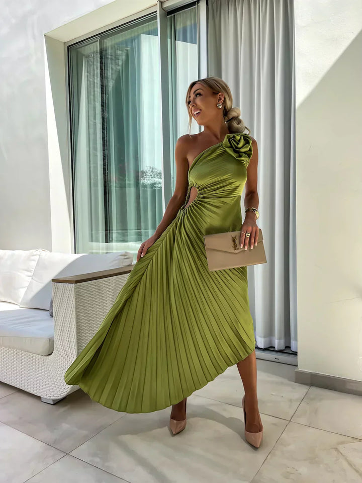Eya™ | Floral One-Shoulder Maxi Dress