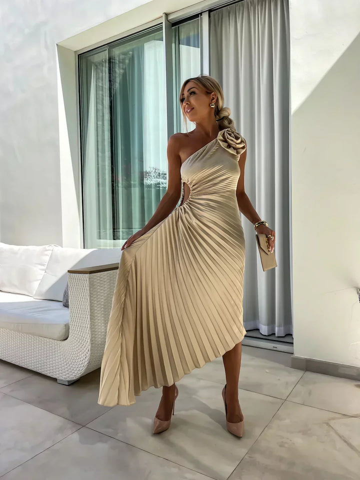 Eya™ | Floral One-Shoulder Maxi Dress