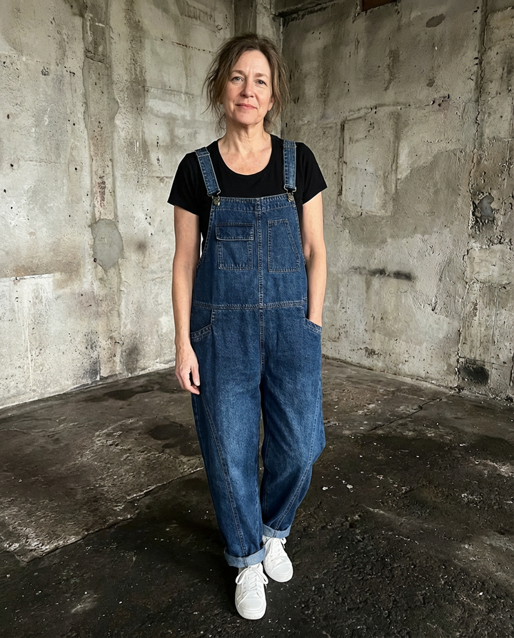 Jade™ | Baggy Bib Denim Overalls