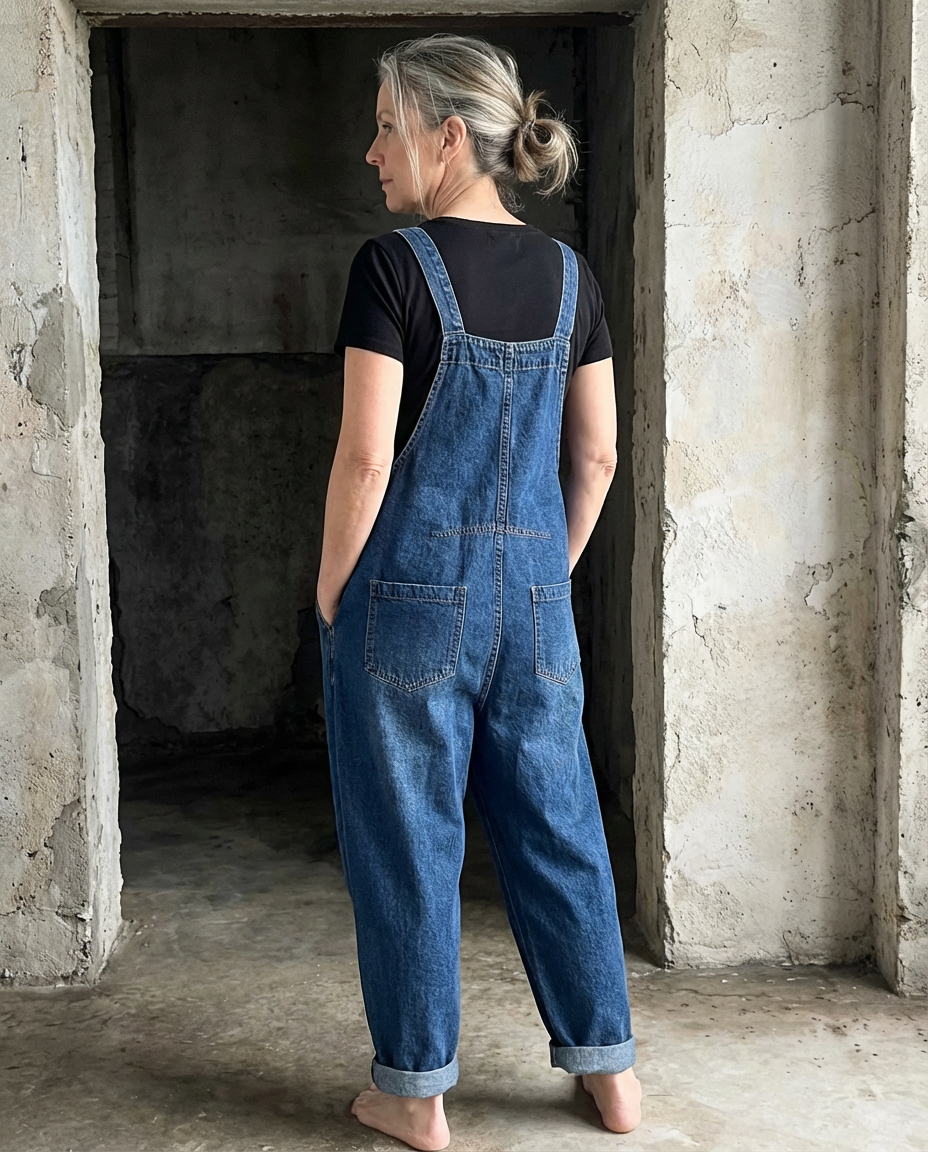 Jade™ | Baggy Bib Denim Overalls