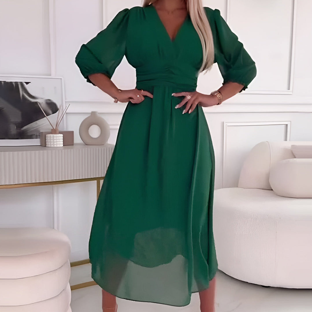 Elvie - Elegant Wrap Dress