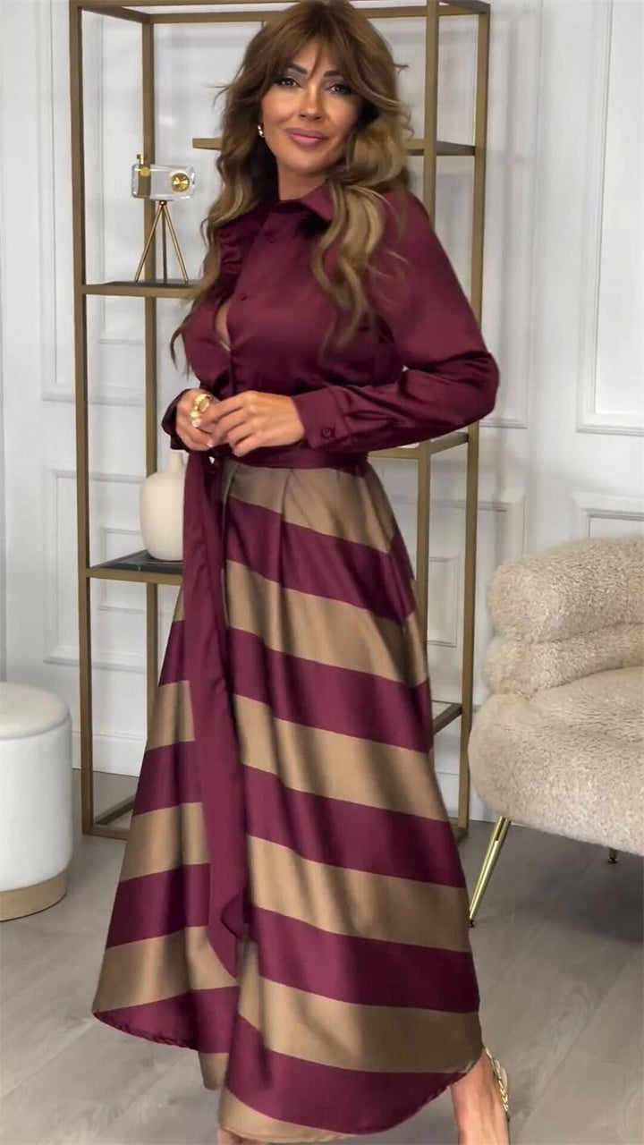 Otalia - Striped Maxi Dress