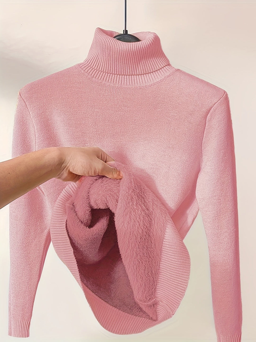 Selena | Cozy Lined High-Neck Sweater - image 30