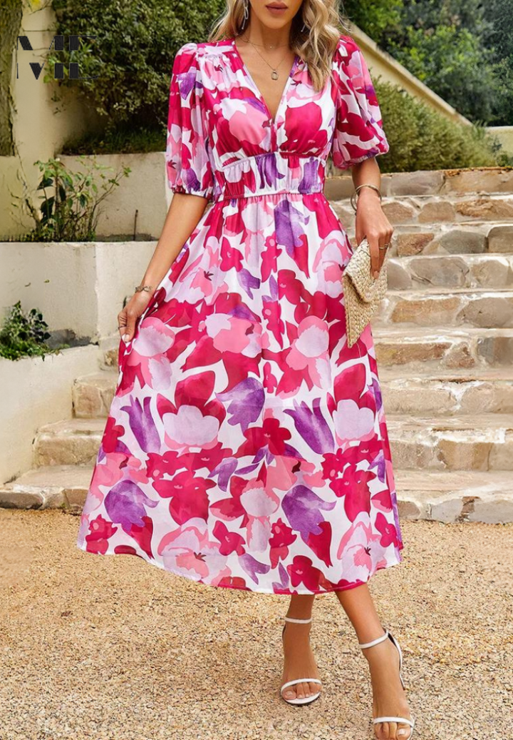 Monica™ | Elegant Floral Dress - image 13