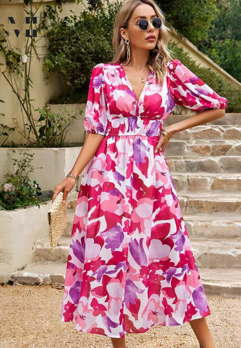 Monica™ | Elegant Floral Dress - image 17
