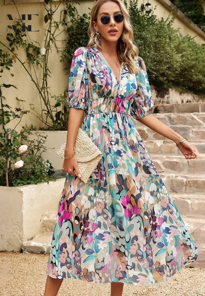 Monica™ | Elegant Floral Dress - image 4
