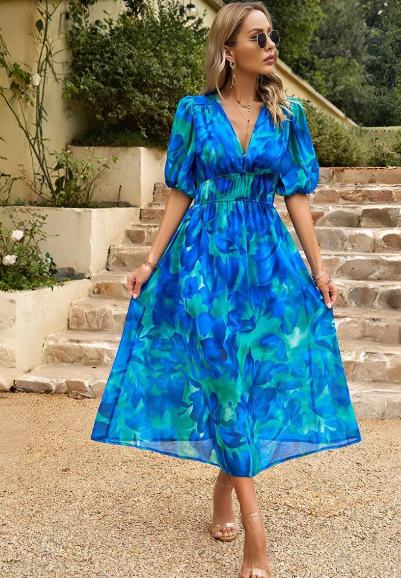 Monica™ | Elegant Floral Dress - image 5