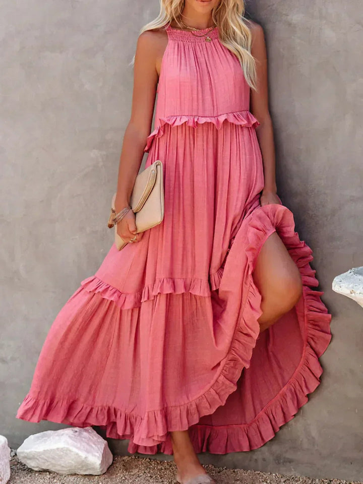Courtney | Elegant Sleeveless Dress with Ruffles - image 13